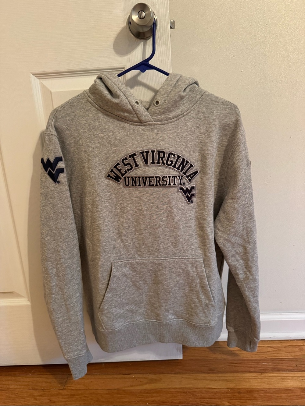 West Virginia University Unisex Gray Pullover Hoodie